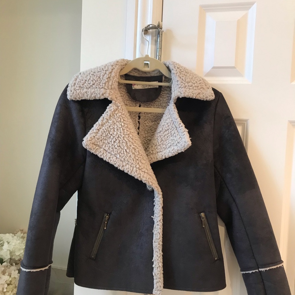 Faux shearling!
